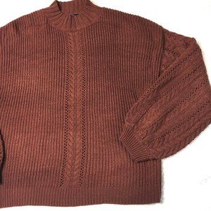 NWOT Olivia Sky Loose Turtleneck Sweater